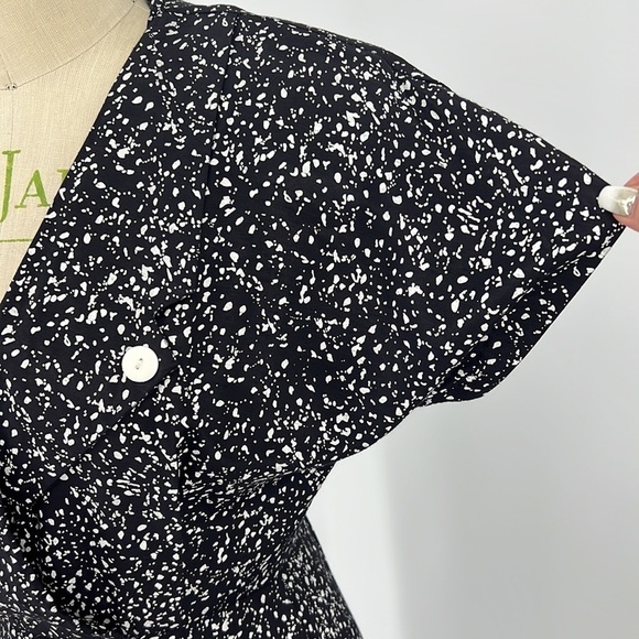 Milanzo Y2K 90s fitted hi-lo Ruffle dress. Gwen Stefani video look a like - Picture 8 of 15